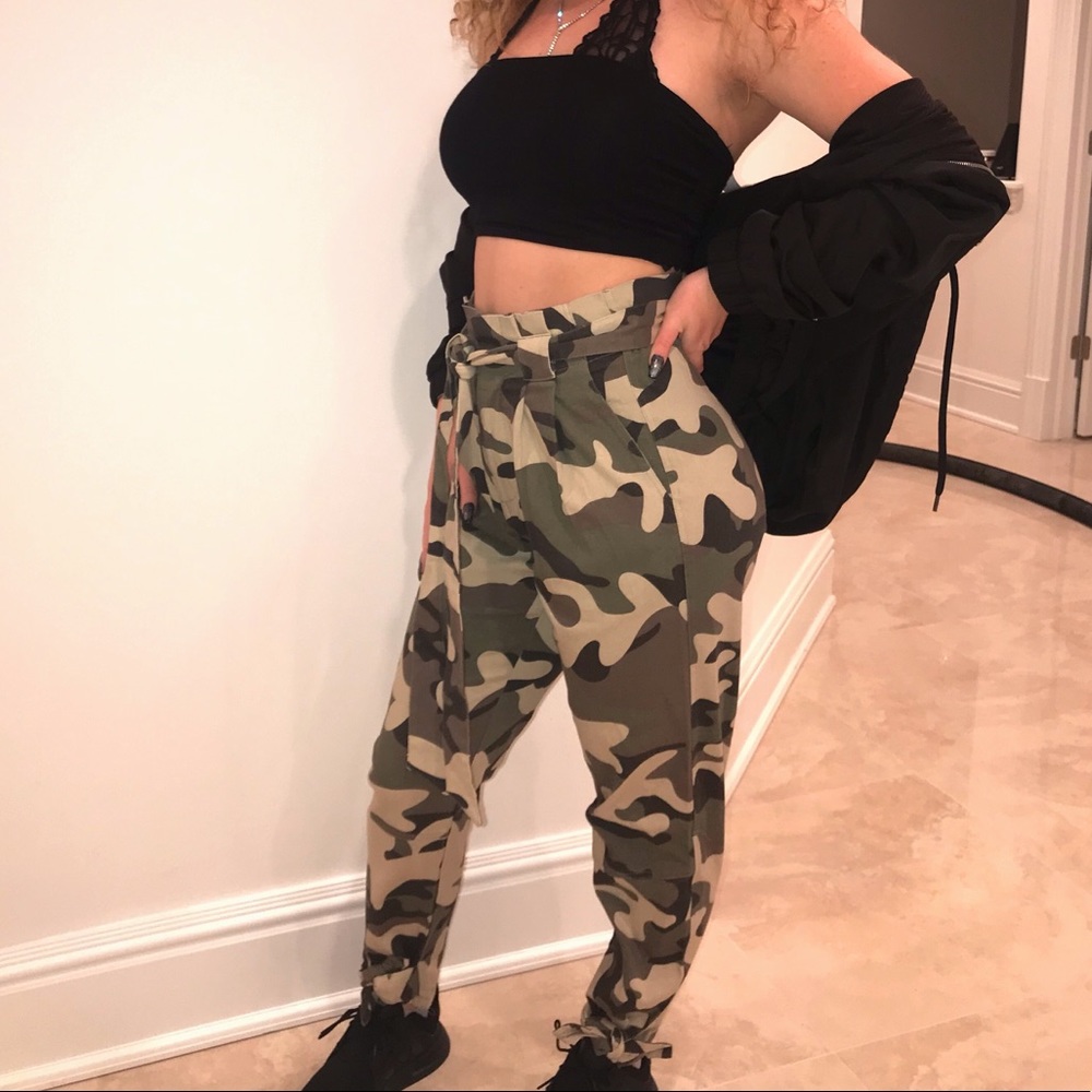 Fashion Nova Camo Cargo Pants